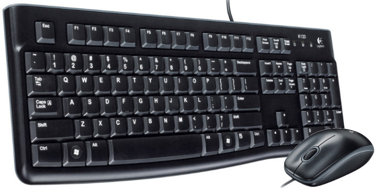 Logitech Desktop MK120 USB, Keyboard + Mouse, Retail - RUS photo 1 Logitech Desktop MK120 USB, Keyboard + Mouse, Retail - RUS photo 1