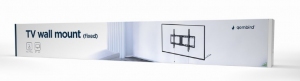 TV-Wall Mount for 37-80”- Gembird ”WM-80F-01”, Fixed, max. 70 kg, Distance TV to Wall: 29 mm, max. VESA 600 x 400, Black thumbnav 3