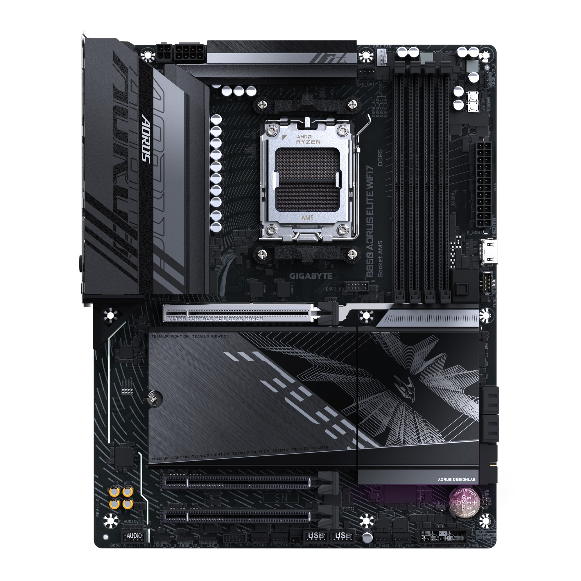 Материнская плата GIGABYTE B850 AORUS ELITE WF7/ AM5 / B850 / DDR5 / ATX photo 2