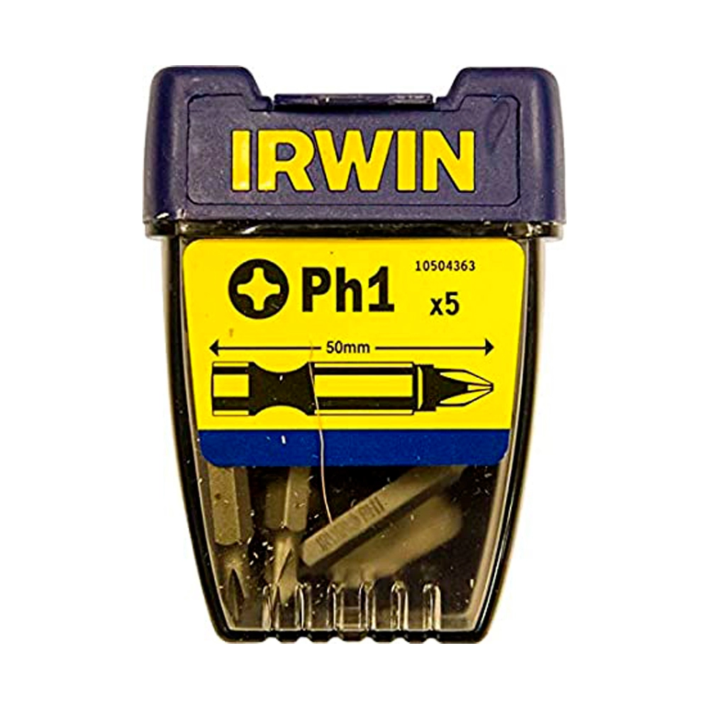 Набор бит Irwin 1/4"/50 mm Philips Ph1, 10504363 photo 2