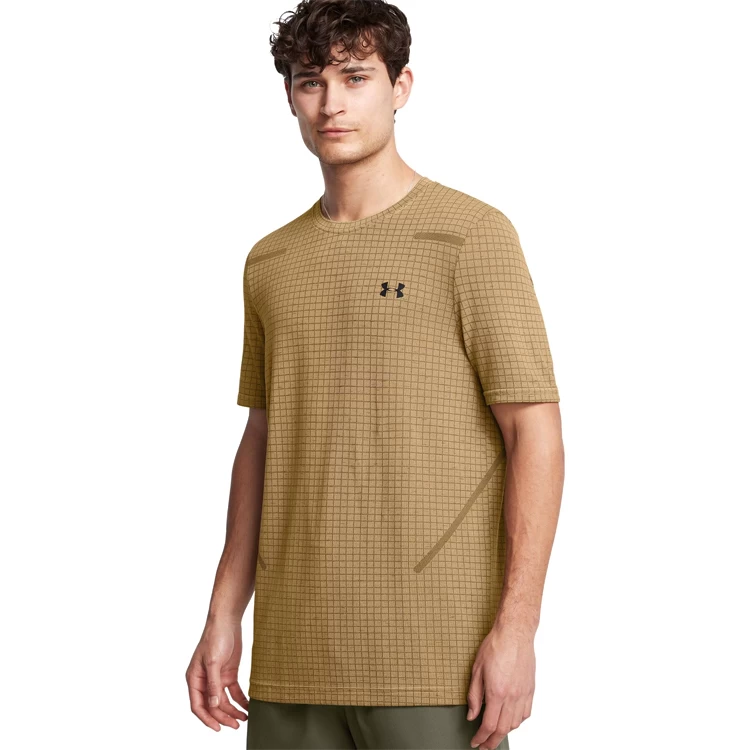 Футболка мужская Under Armour Vanish Seamless Grid SS S Коричневый photo 4