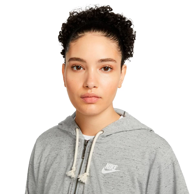 Hanorac Nike W NSW GYM VNTG EASY FZ HOODIE S Gri Femei photo 6