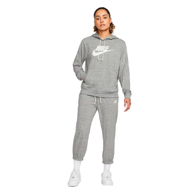 Hanorac Nike W NSW GYM VNTG GFX EASY PO HD XS Gri Femei photo 6