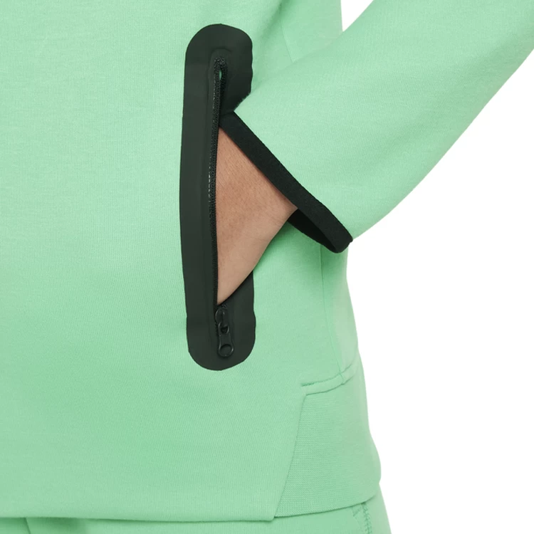 Hanorac Nike B NSW TECH FLC FZ / Barbati / XS / Verde photo 5