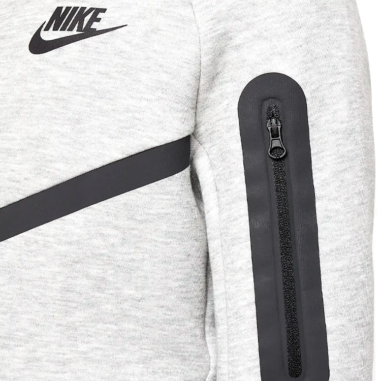 Толстовка Nike B NSW TCH FLC FZ - PD XL Серый Мужской photo 4