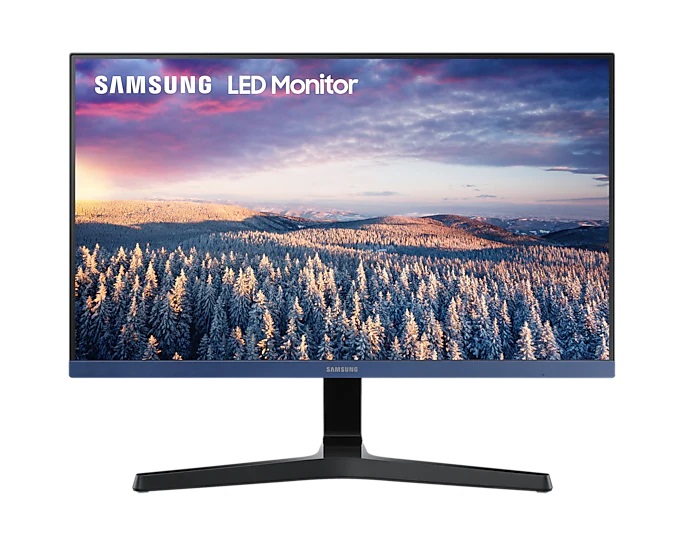 23.8" SAMSUNG IPS LED S24R358FHI ZeroFrame Blue (5ms, 1000:1, 250cd, 1920x1080, 178°/178°, VGA, HDMI, AMD FreeSync 75Hz, Samsung MagicBright/MagicUpscale, VESA) photo 1