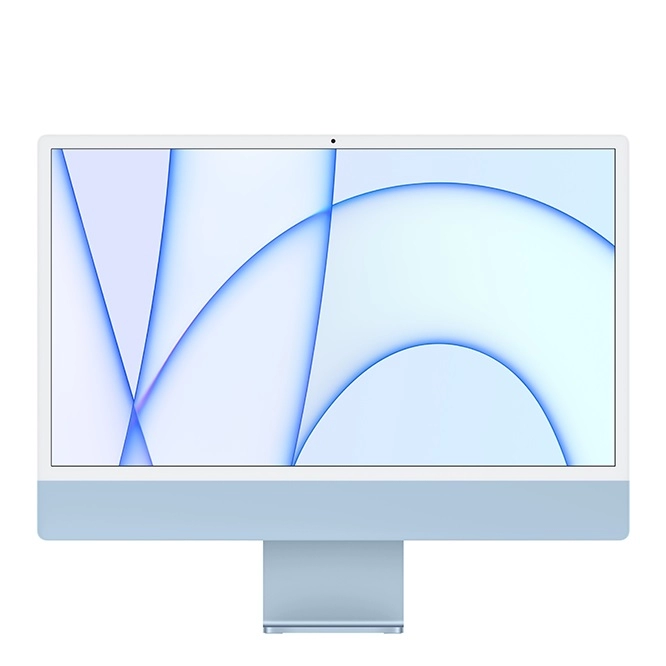 All-in-One PC - 24.0" APPLE iMac M1 (2021) Blue, 16GB, 256GB, Magic Mouse + Magic Keyboard with Touch ID and Numeric Keypad RU Layout photo 1