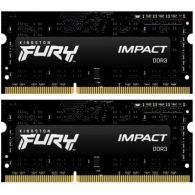 16GB (Kit of 2*8GB) DDR3L-1600 SODIMM Kingston FURY Impact, (Dual Channel Kit), PC12800, CL9, 2Rx8, 1.35V or 1.5V thumbnav 1
