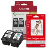 Multi Pack Ink Cartridge Canon PG-510/CL-511 (2970B017) + 10*15 Glossy Photo Paper (50 sheets) PHOTO VALUE PAC for MP230/240/250/260/270/280/490/495 thumbnav 3