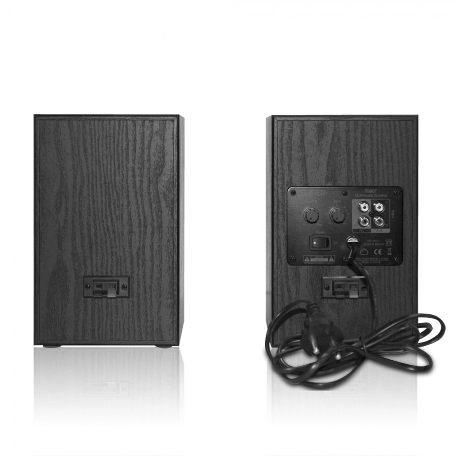 Колонки 2.0 Edifier R980T(Studio) Black / 24W RMS / RCA / wooden photo 4