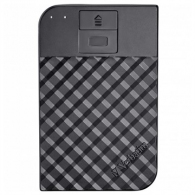 2.5” External HDD 2.0TB (USB3.1/USB-C)  Verbatim ”Fingerprint Secure”, Black, 256-bit AES hardware security encryption with fingerprint, Enclosure material: Plastic and Aluminium thumbnav 1