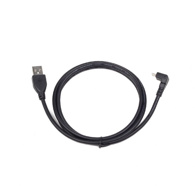 Cable Micro-USB, CCP-mUSB2-AMBM90-6, Angled Male A plug to male Micro-B plug USB 2.0 cable, 1.8 m photo 2