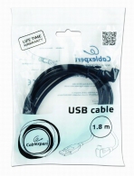 Cable Micro-USB, CCP-mUSB2-AMBM90-6, Angled Male A plug to male Micro-B plug USB 2.0 cable, 1.8 m thumbnav 3
