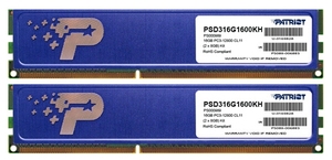 Memorie operativa PATRIOT Signature Line  DDR3-1600  16GB (Kit of 2*8GB) thumbnav 1