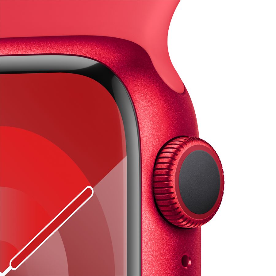 Умные часы Apple Watch Series 9 GPS 41mm (PRODUCT)RED Aluminium Case with (PRODUCT)RED Sport Band - M/L (MRXH3QR/A) 1 GB 1.69 photo 3