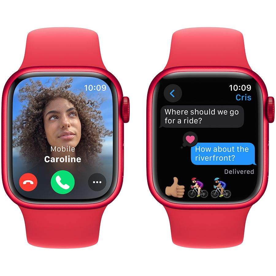 Умные часы Apple Watch Series 9 GPS 41mm (PRODUCT)RED Aluminium Case with (PRODUCT)RED Sport Band - M/L (MRXH3QR/A) 1 GB 1.69 photo 6