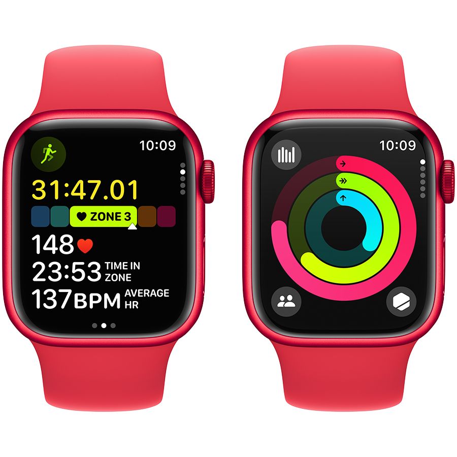 Умные часы Apple Watch Series 9 GPS 41mm (PRODUCT)RED Aluminium Case with (PRODUCT)RED Sport Band - M/L (MRXH3QR/A) 1 GB 1.69 photo 8