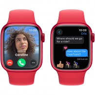 Умные часы Apple Watch Series 9 GPS 41mm (PRODUCT)RED Aluminium Case with (PRODUCT)RED Sport Band - M/L (MRXH3QR/A) thumbnav 6