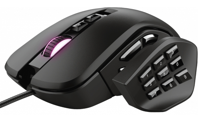 Проводная мышь Trust GXT 970 Morfix Черный / Оптическая / Черный photo 2