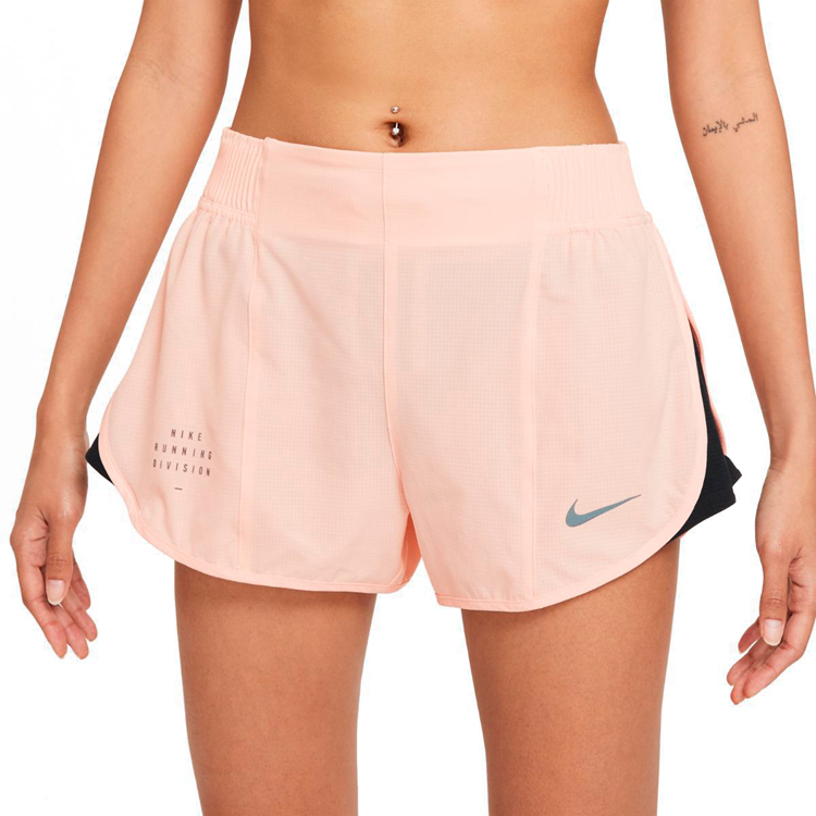Sorti Nike W NK RUN DVN TEMPO LX SHORT / Femei / L / Bej photo 5