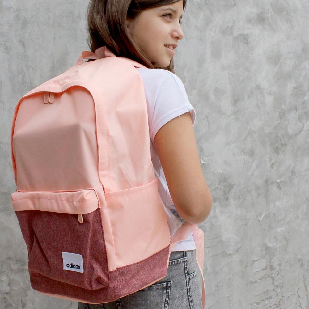 Rucsac  Adidas LIN CLAS BP CAS/ED0264/Roz-bordo-negru photo 3