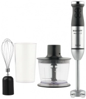 Blender Scarlett SC HB42F64, 700 ml, 1500 W, 9 trepte viteza, Gri 