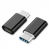 Адаптер Gembird - A-USB2-CMmF-01, microUSB2.0 to Type-C 