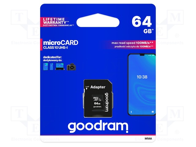 Card de memorie Goodram M1AA microSD 64GB photo 3