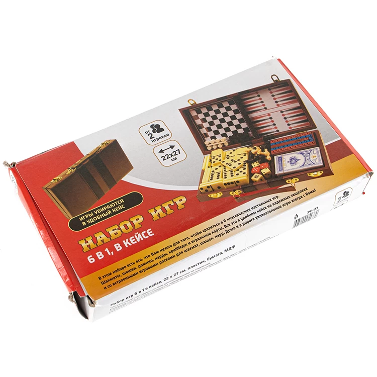 Набор настольных игр SILAPRO 6 in 1 photo 1