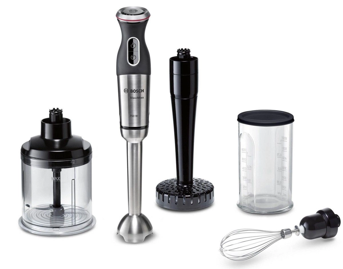 Blender Bosch MSM87165, 750 W, 2 trepte viteza, Sur cu negru photo 1