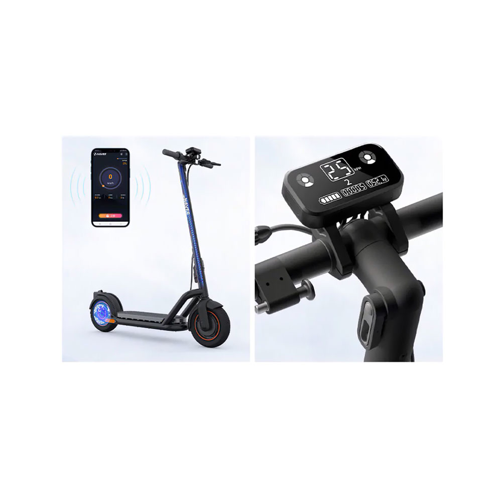 Trotineta electrica Xiaomi NAVEEN65 500 W / 65 km / 25 km/h / Negru photo 6