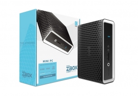 Mini PC ZOTAC ZBOX-CI622NANO-BE, Passive Cooling, Intel® Core™ i3-10110U 2C/4T 2.1-4.1GHz, RAM 8GB DDR4 SODIMM, 2.5" SSD 512GB, Intel UHD Graphics, 2xUSB-C 3.1, 5xUSB 3.1, 2xGbE LAN, WiFi(802.11ac)/BT5.0, 1xHDMI, 1xDP, Mic/Speak Out, SD CardReader, VESA M thumbnav 2