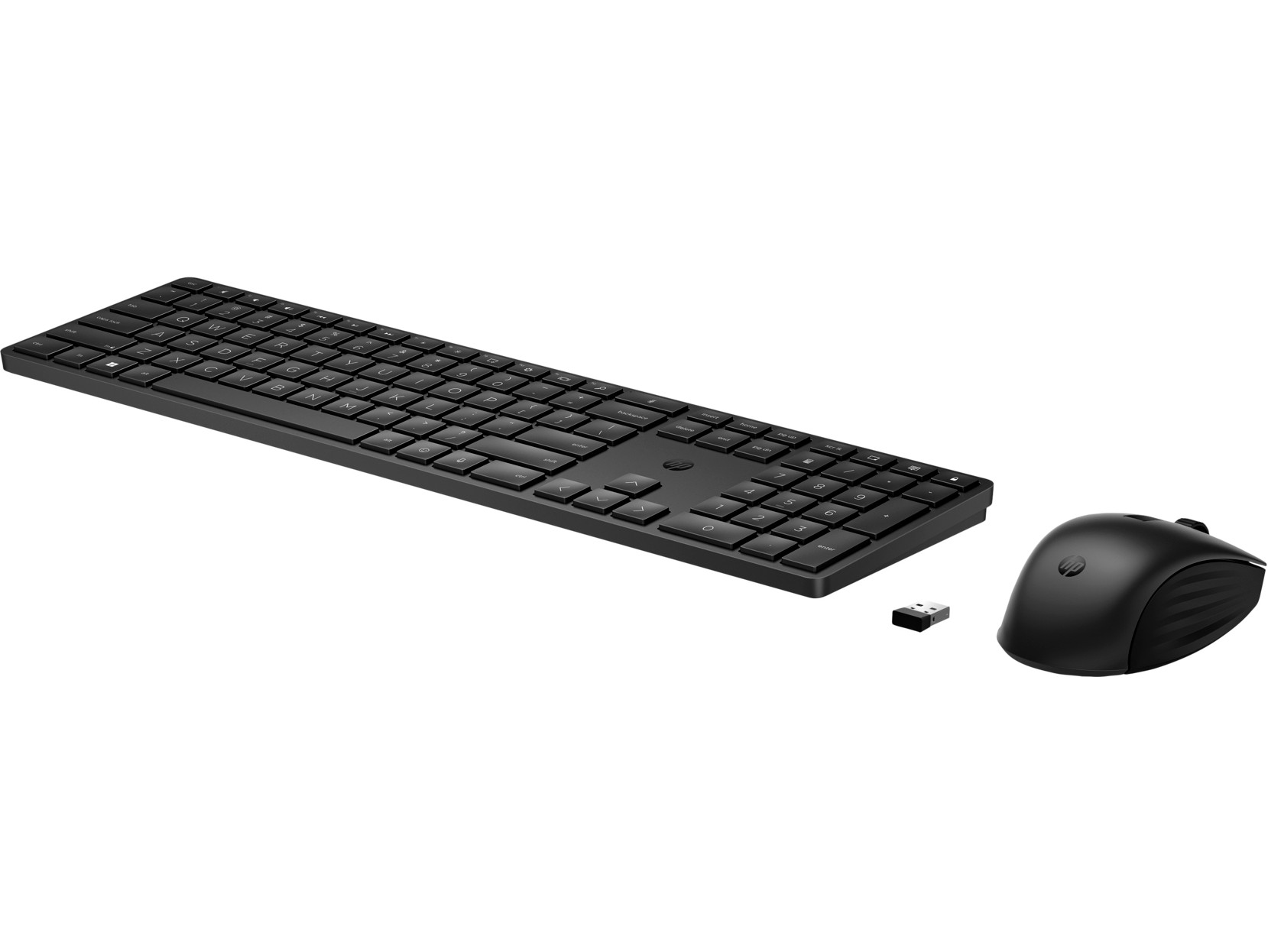Tastatura si mouse Wireless HP 650, Black photo 2