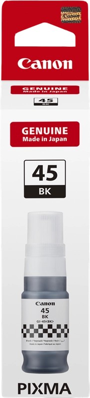 Ink Bottle Canon GI-45 BK, Black (6288C001), 40ml for Canon MAXIFY GX1040, MAXIFY GX2040, 3000 p. (eco: 4500 p.) photo 1 Ink Bottle Canon GI-45 BK, Black (6288C001), 40ml for Canon MAXIFY GX1040, MAXIFY GX2040, 3000 p. (eco: 4500 p.) photo 1