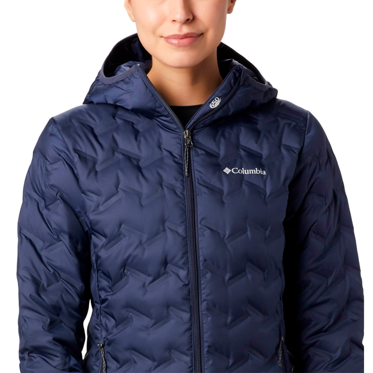 Columbia Delta Ridge Down Hooded Jacket L Albastru Femei photo 3