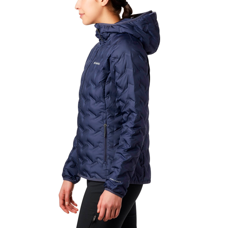 Columbia Delta Ridge Down Hooded Jacket L Albastru Femei photo 5