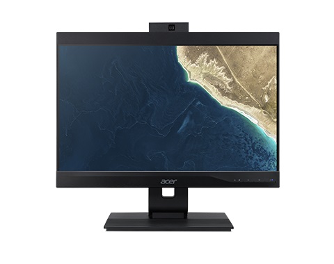 All-in-One PC - 23.8'' ACER Veriton Z4860G, FHD IPS Intel® Core® i3-8100 3.6GHz, 8GB DDR4, 2TB HDD, CR, Intel® UHD 630, VGA, DP, USB-C, M.2 Slot, COM-port, VESA, 180° Adjustable 2MP FHD cam, Wi-Fi-AC/BT5.0, wireless KB&MS, Endless OS, Black photo 1