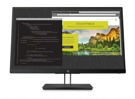 23.8" HP IPS LED Z24nf G2 Display Borderless Black (5ms, 10M:1, 250cd, 1920x1080, 178°/178°, sRGB coverage 99%, VGA, HDMI, DisplayPort, Height Adjustment, Pivot, Audio Line-out, USB Hub: 2 x 3.0, VESA) 