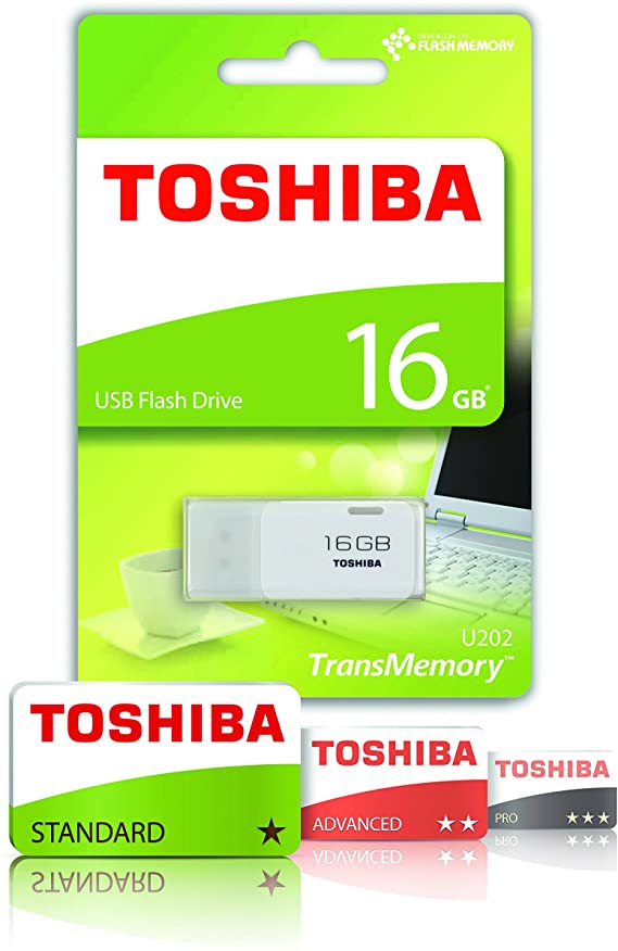 16GB USB2.0 Kioxia (Toshiba) TransMemory U202 White, Plastic, Small design (Read 20 MByte/s, Write 10 MByte/s) photo 2
