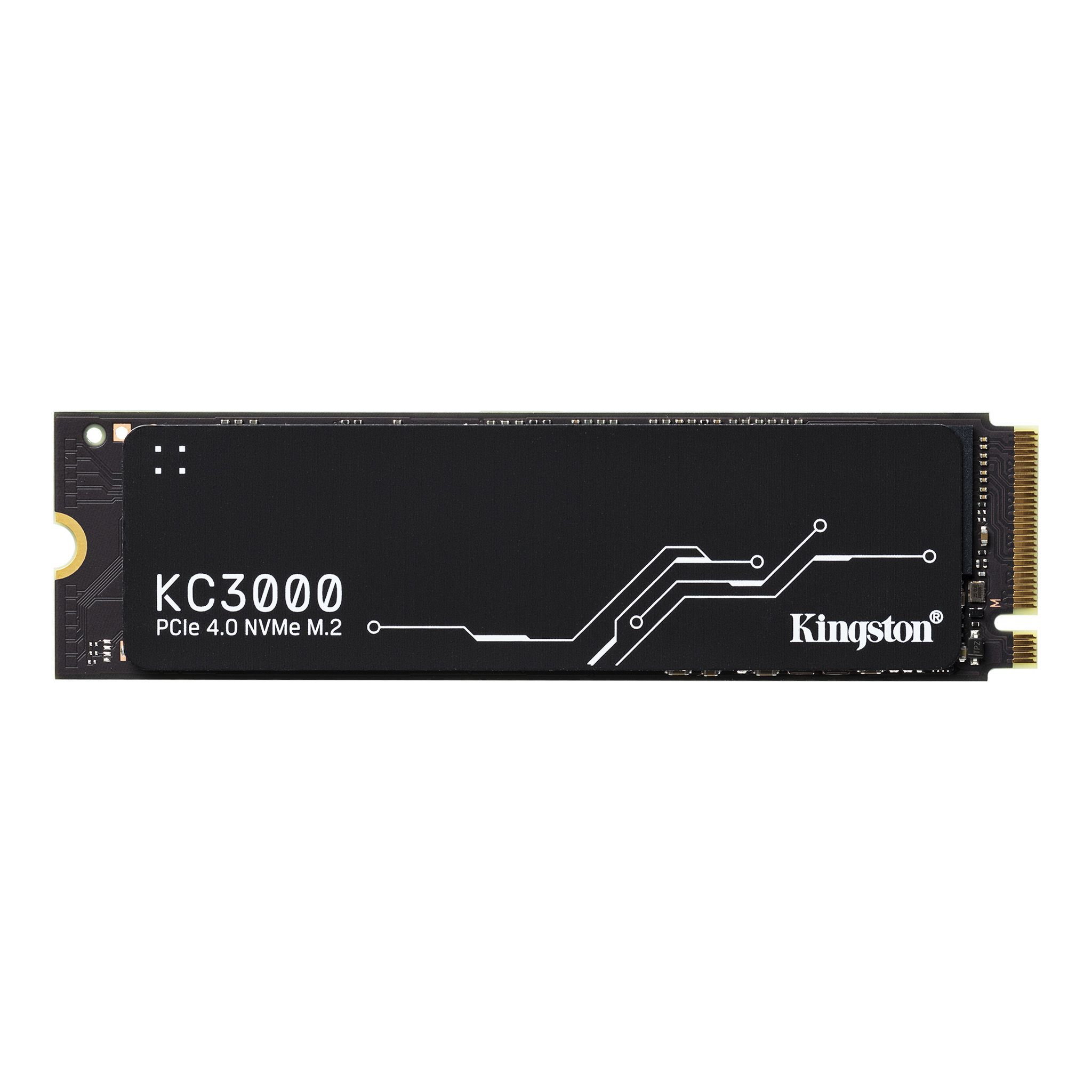 M.2 NVMe SSD 2.0TB Kingston KC3000, w/HeatSpreader, PCIe4.0 x4 / NVMe, M2 Type 2280 form factor, Sequential Reads 7000 MB/s, Sequential Writes 7000 MB/s, Max Random 4k Read 1000,000 / Write 1000,000 IOPS, Phison E18 controller, TBW=1.6PBW, 3D NAND TLC photo 1 M.2 NVMe SSD 2.0TB Kingston KC3000, w/HeatSpreader, PCIe4.0 x4 / NVMe, M2 Type 2280 form factor, Sequential Reads 7000 MB/s, Sequential Writes 7000 MB/s, Max Random 4k Read 1000,000 / Write 1000,000 IOPS, Phison E18 controller, TBW=1.6PBW, 3D NAND TLC photo 1