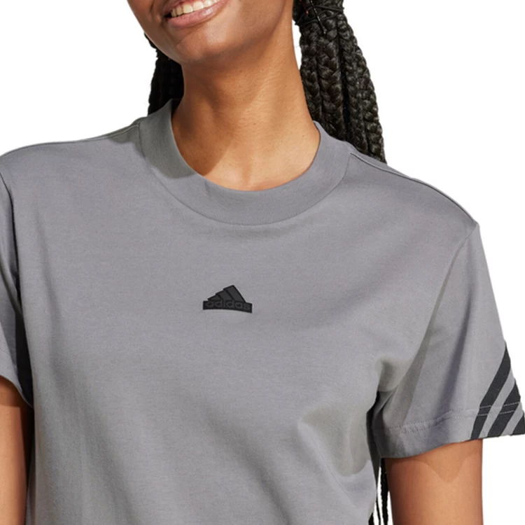 Футболка Adidas W FI 3S TEE XS Серый Женский photo 5