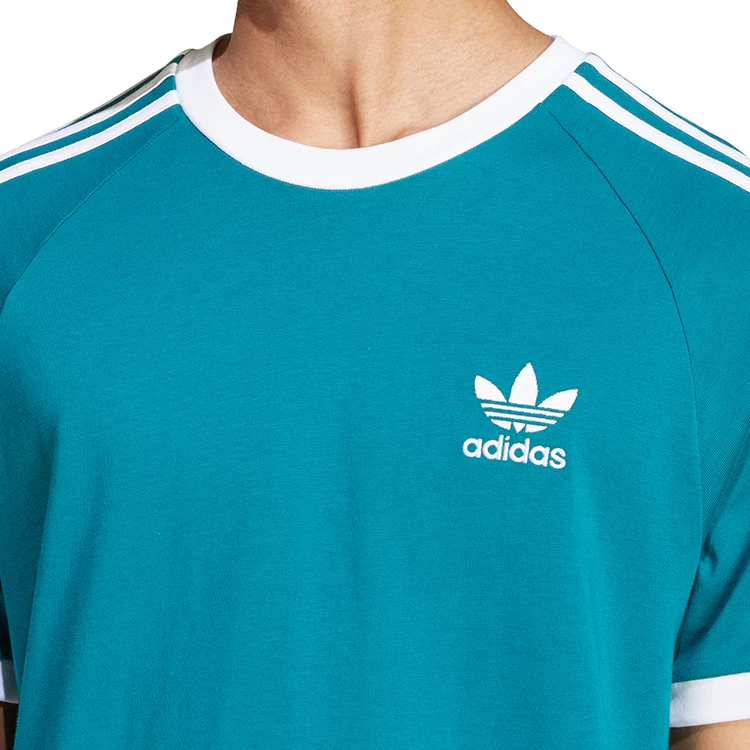 Футболка мужская Adidas 3-STRIPES TEE XXL Бирюзовый photo 5