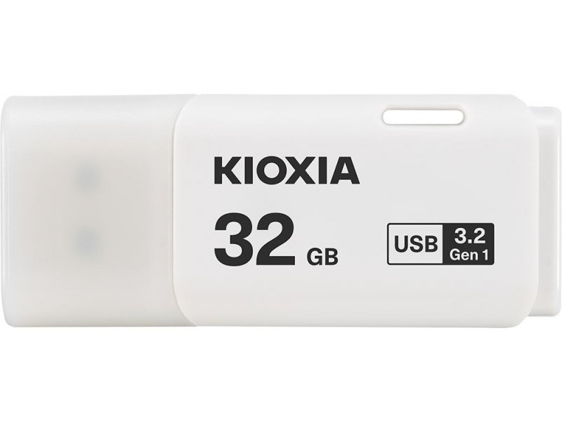 32GB USB2.0 Kioxia (Toshiba) TransMemory U202 White, Plastic, Small design (Read 20 MByte/s, Write 10 MByte/s) photo 1