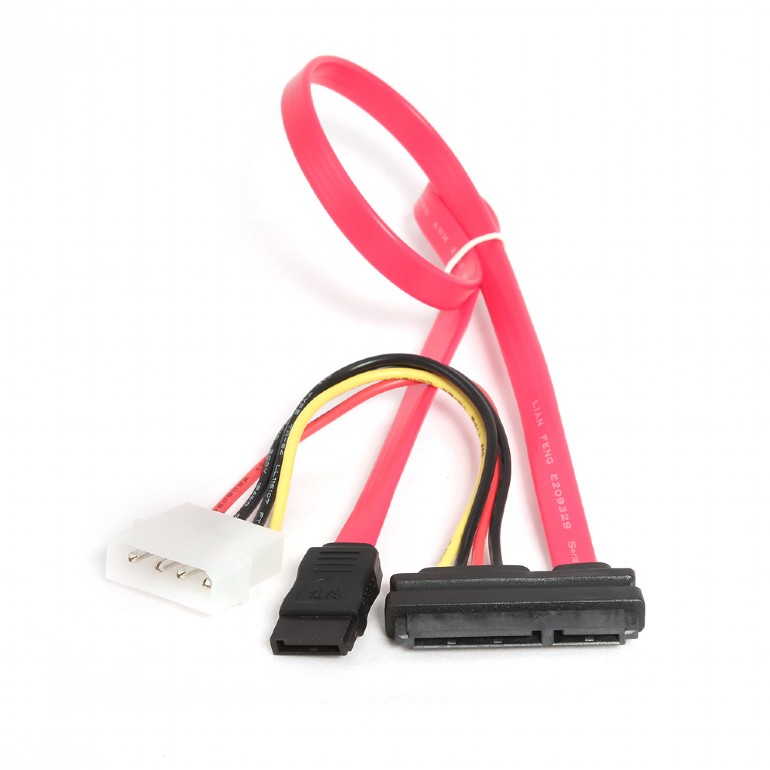 Cablexpert CC-SATA-C1, Serial ATA III data and power combo cable photo 1 Cablexpert CC-SATA-C1, Serial ATA III data and power combo cable photo 1