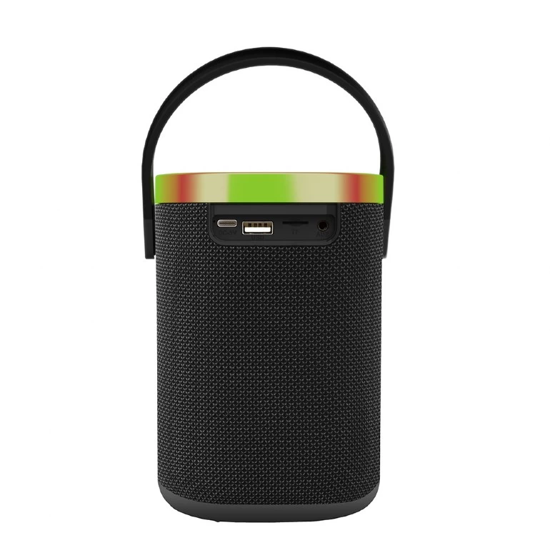 Boxa portabila Gembird SPK-BT-LED-06/ 10W / Bluetooth / microSD / USB / 1800 mAh photo 3