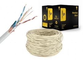 Cable SFTP Gembird SPC-5004E double shielded LAN cable with stranded wires, CAT5e, AWG24 solid copper, 305m 