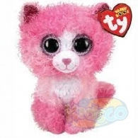 TY TY36308 Bb Reagan - Pink Cat With Curly Hair 15cm 