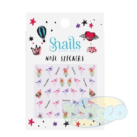 Snails SNAE024 Stickere P/U Unghii "Flamingo" Set (55) photo 1