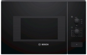 Встраеваемая микроволновая печь Bosch BFL520MB0, 20 л, 800 Вт, Черный 