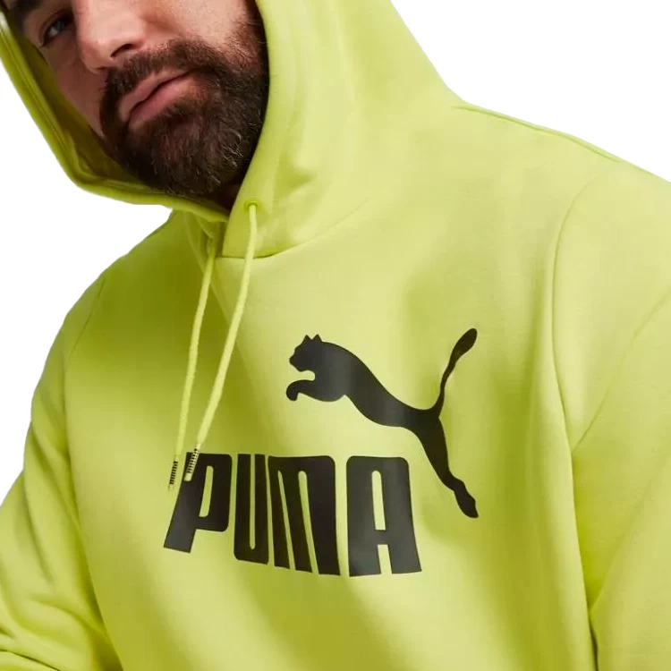 Hanorac pt bărbați Puma ESS Big Logo Hoodie FL XL Galben photo 4